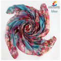 Elegante Frauen Damen Seide Platz Schal Schals Bandanas Satin Kopf Wrap Schal